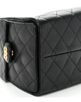 Caviar Quilted Small CHNL 25 Handbag Black