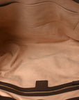 GG Supreme Monogram Medium Ophidia Shopping Tote Brown