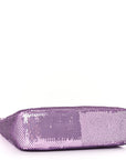 Paillettes Sequin Mini Re-Edition 2000 Bag Lilium Black