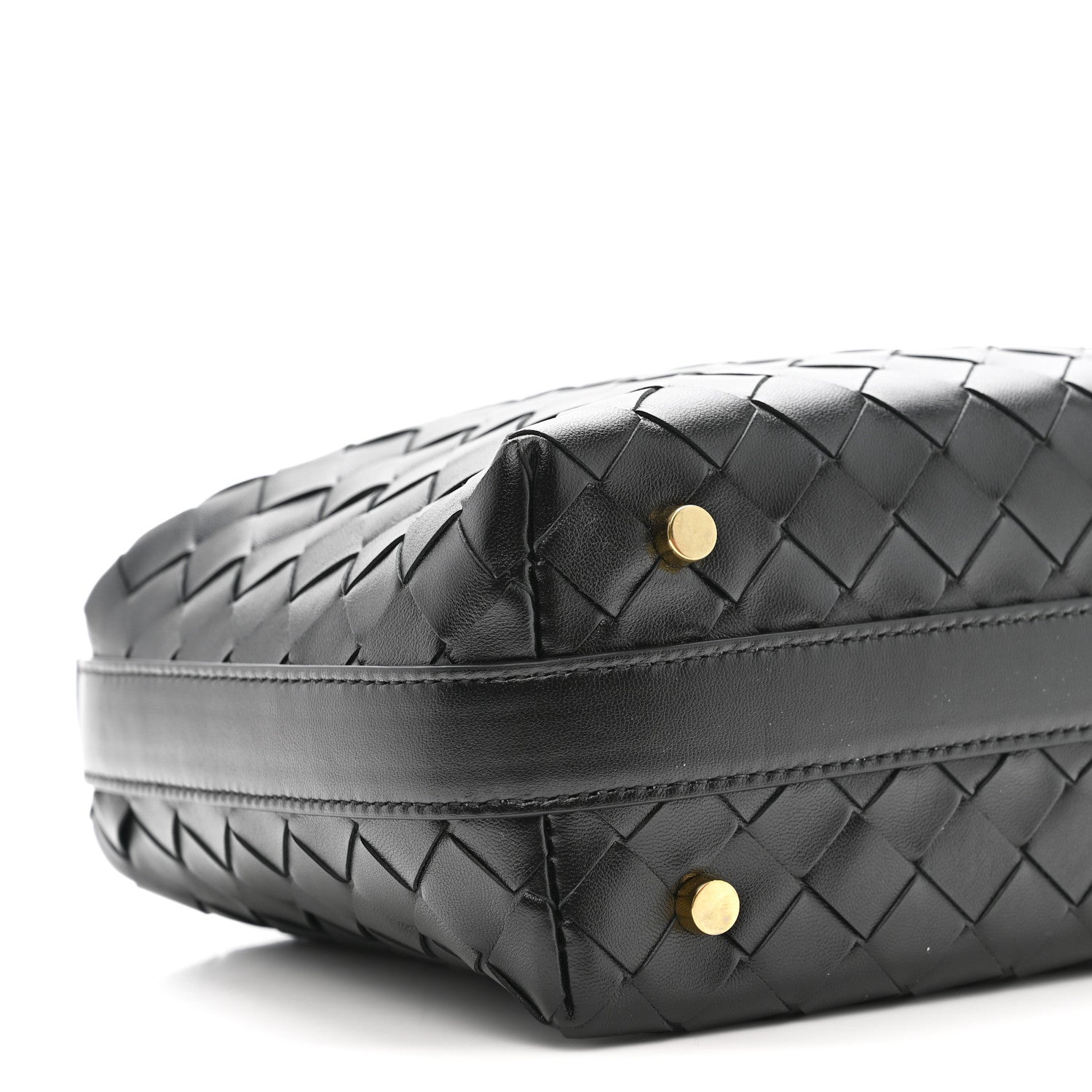 Calfskin Nappa Intrecciato Mini Wallace Black