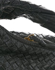Nappa Intrecciato Large Veneta Hobo Black