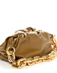 Calfskin The Pouch Chain Teak