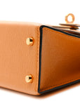 Chevre Chamkila Mini Kelly Sellier 20 Jaune D'or