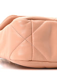 Lambskin Quilted Medium CHNL 19 Flap Beige