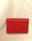 Dollar Calfskin Bi-Color Small Soho Disco Bag New Rosette Hibiscus Red