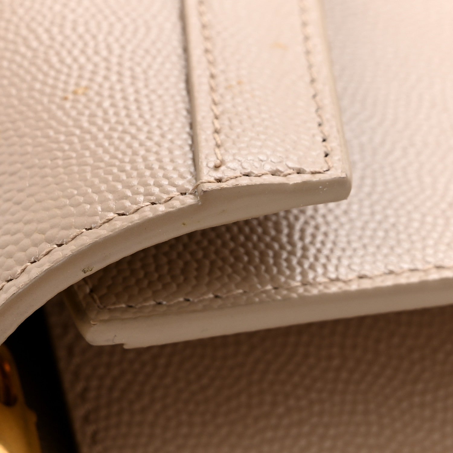 Grain De Poudre Monogram Cassandra Chain Wallet  Dark Beige
