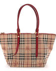 Haymarket Check Small Salisbury Tote Military Red
