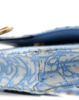 Oblique Saddle Belt Bag Cornflower Blue