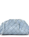 Nappa Intrecciato Coin Purse Ice