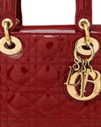 Patent Cannage Small Lady D1OR Cherry Red