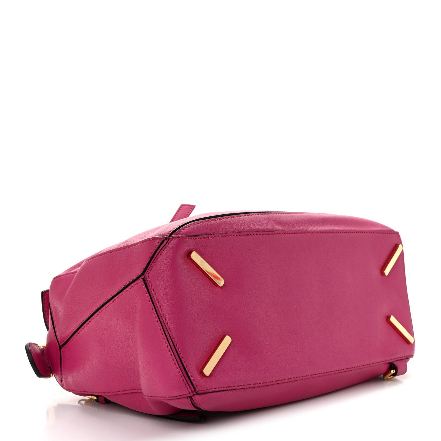Calfskin Medium Puzzle Bag Fuchsia