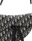 Oblique Saddle Bag Blue