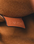 Triomphe Canvas Calfskin Mini Folco Backpack Tan