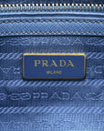 Saffiano Small Galleria Double Zip Tote Cobalto