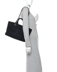 Mixed Fibers Small Deauville Tote Black
