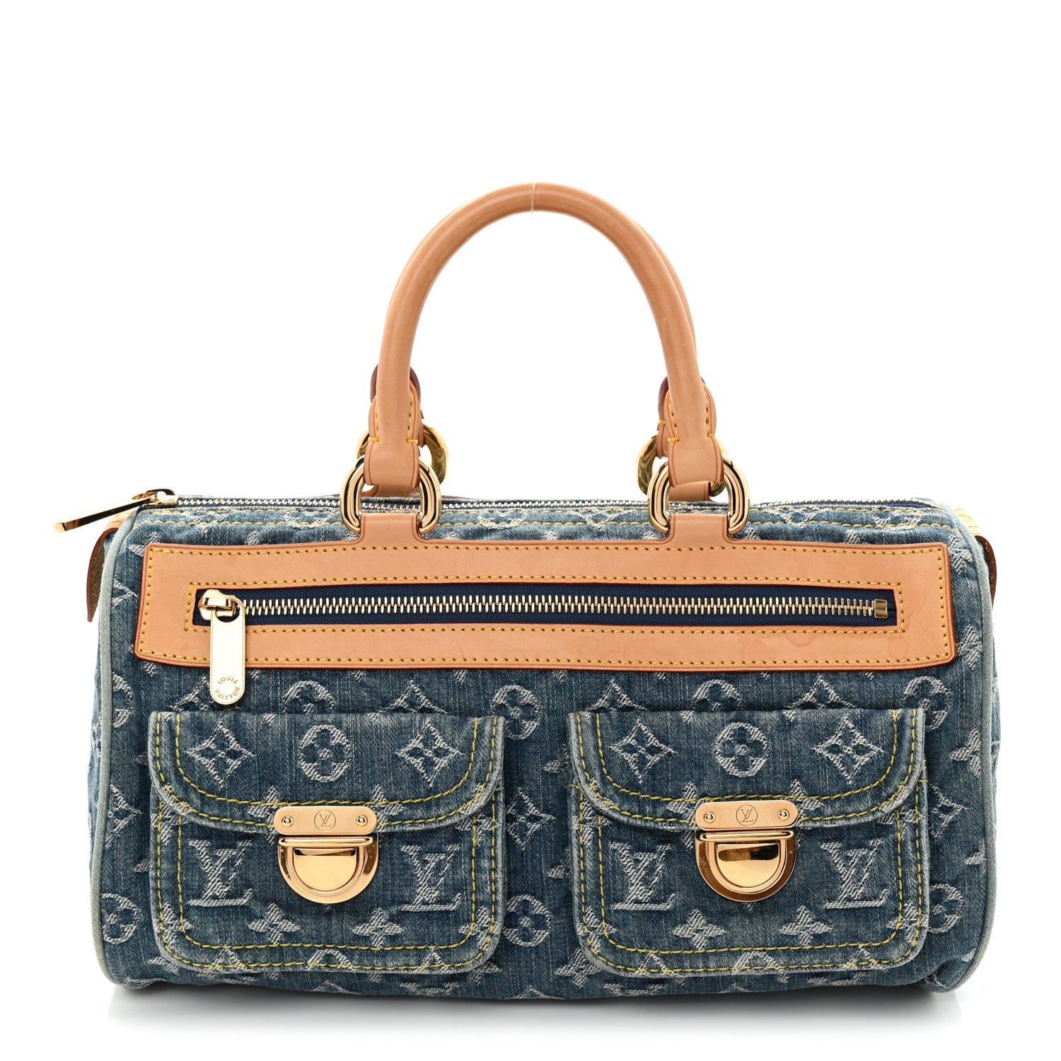 Monogram Denim Neo Speedy Blue