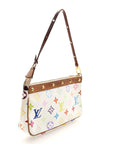 Monogram Multicolor Pochette Accessories White
