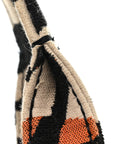 Cotton Canvas Zebra Tiger Print Mini The Traveler Tote Bag