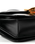 Box Calfskin Small Classic Box Flap Bag Black