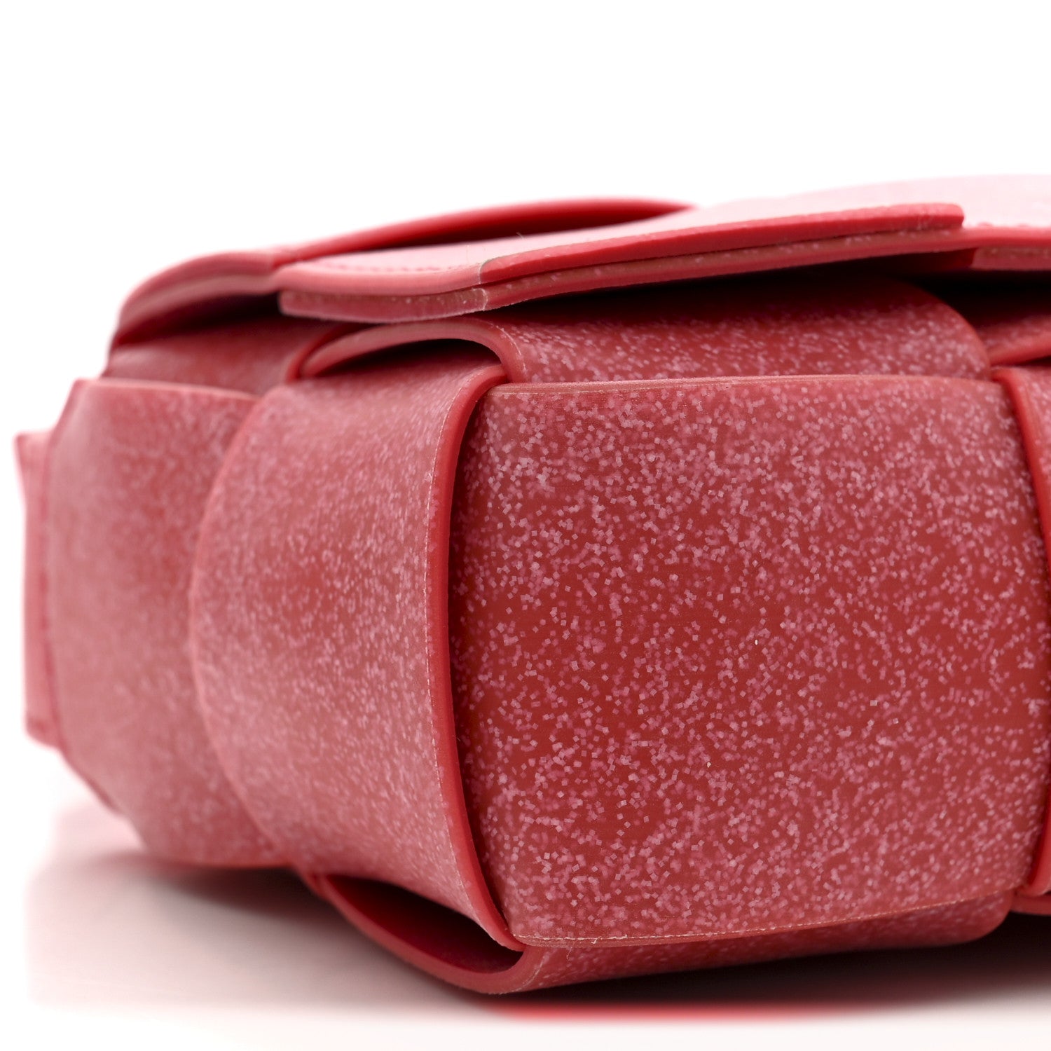 Rubber Maxi Intrecciato Extra Mini Cassette Crossbody Bag Firework