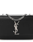 Grain De Poudre Small Monogram Kate Satchel Black