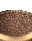GG Supreme Monogram Textured Dollar Calfskin Mini Ophidia Chain Bag Beige Ebony
