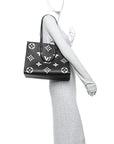 Empreinte Monogram Giant Onthego MM Black Beige