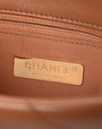 Lambskin Quilted Medium CHNL 19 Flap Brown