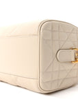 Calfskin Macrocannage Groove 20 Bag Dusty Ivory
