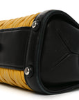 Nappa Matelasse Top Handle Bag Black Soleil