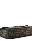 Fabric Jacquard FF 1974 Mini Baguette Tobacco Moro Black
