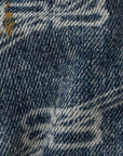 Denim BB Monogram Neo Cagole City Handbag Blue