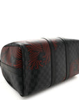 Damier Graphite Rope Keepall Bandouliere 45 Red