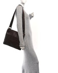 GCCIssima Flat Messenger Bag Brown Dark Brown