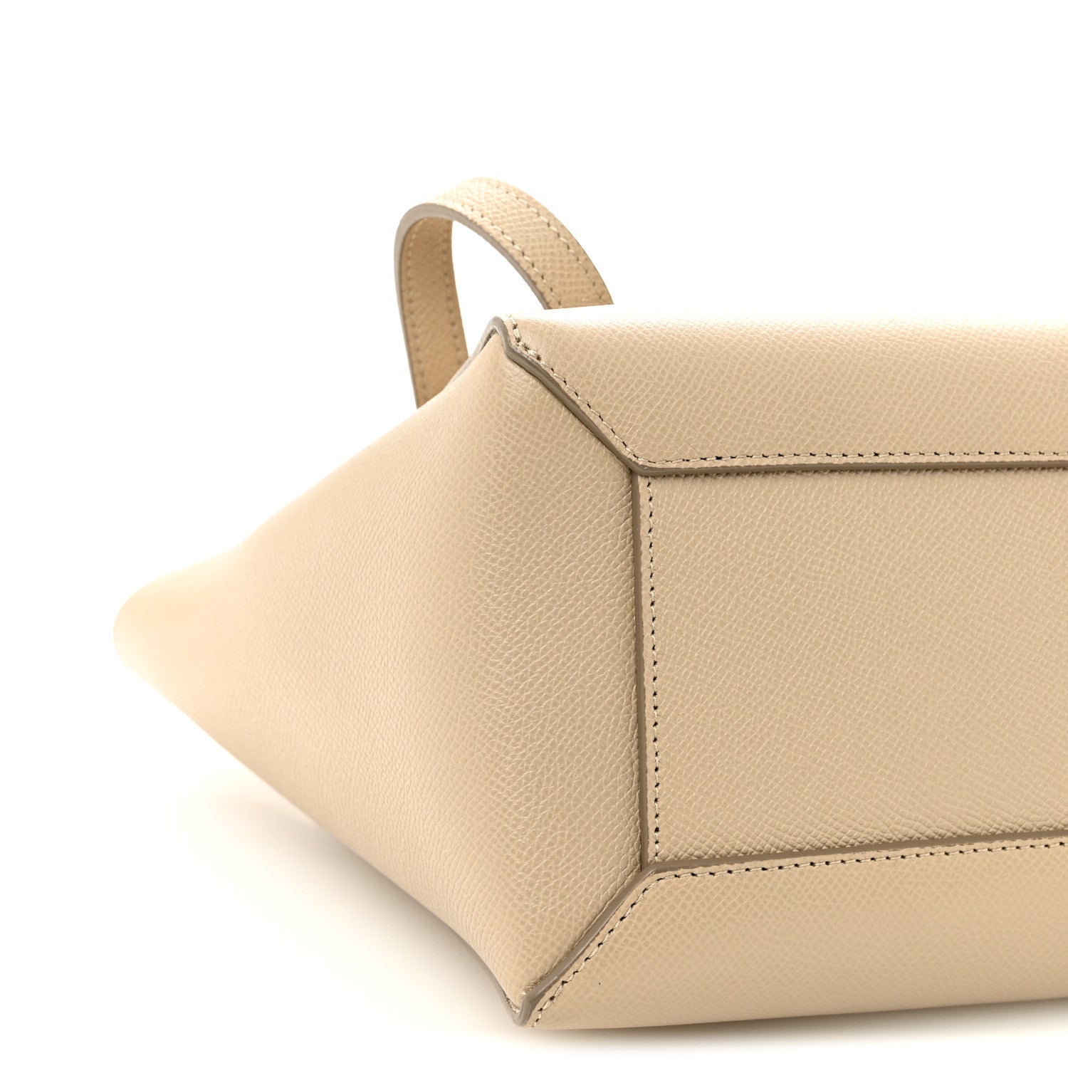 Grained Calfskin Micro Belt Bag Light Taupe