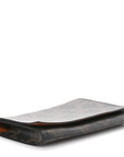 Triomphe Canvas Asymmetric Clutch Tan