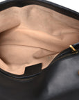 Calfskin Matelasse Small GG Marmont Shoulder Bag Black