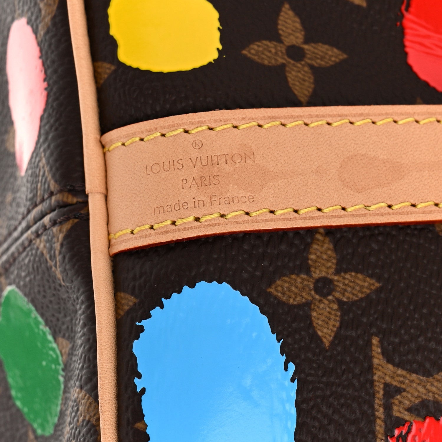 LV X YK Monogram Speedy Bandouliere 25 Multicolor
