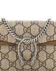 GG Supreme Monogram Super Mini Dionysus Shoulder Bag Taupe