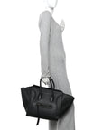 Supple Calfskin Medium Phantom Luggage Black