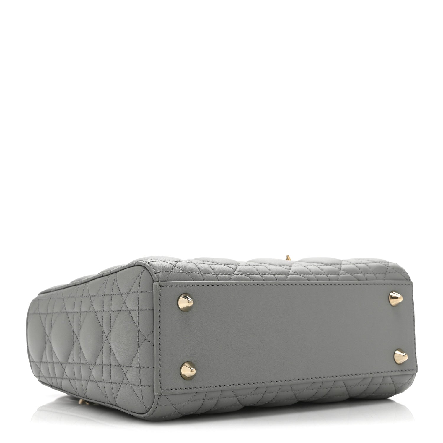 Lambskin Cannage Small My ABCD1OR Lady D1OR Grey