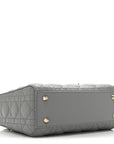 Lambskin Cannage Small My ABCD1OR Lady D1OR Grey