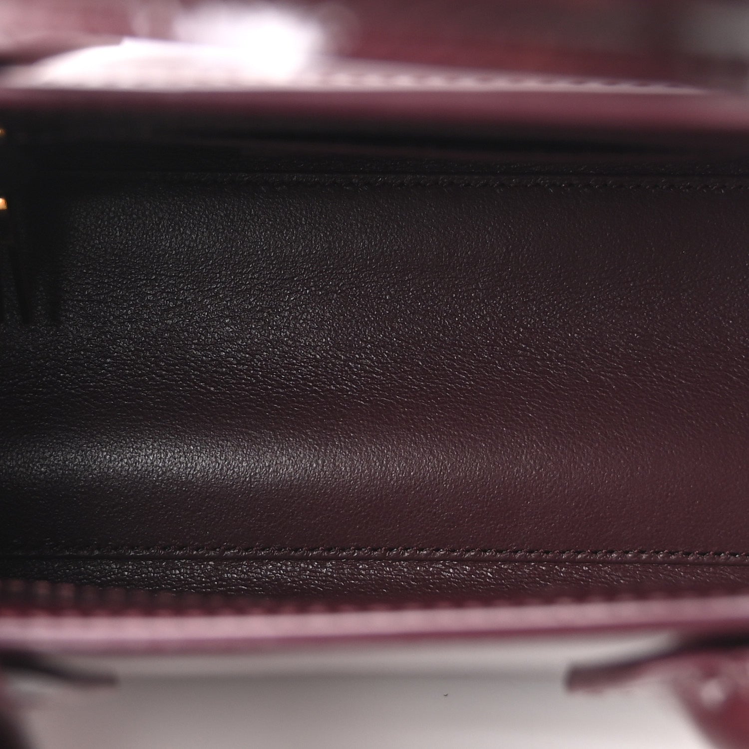Patent Nano Sac de Jour Dark Red Wine