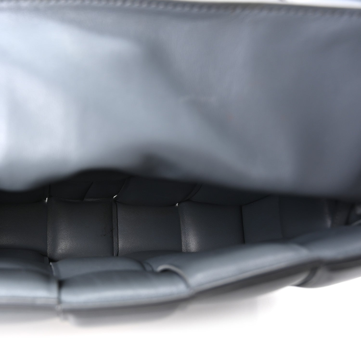 Nappa Maxi Intreccio Padded Cassette Crossbody Bag Thunder