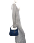 Sea Calfskin Web Medium Jackie 1961 Hobo Plastic Blue