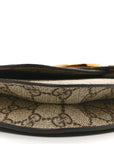 GG Supreme Monogram Textured Dollar Calfskin Blondie Belt Bag Beige Ebony New Acero