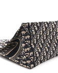 Oblique Medium Book Tote Blue Multicolor