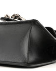 Satin Crystal GG Monogram Mini Dionysus Top Handle Bag Black