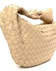 Nappa Intrecciato Teen Jodie Hobo Porridge