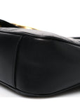 Calfskin Matelasse Medium GG Marmont Shoulder Bag Black